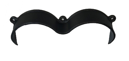 Lamphuskeps large (Husqvarna), Nizled svart 34mm