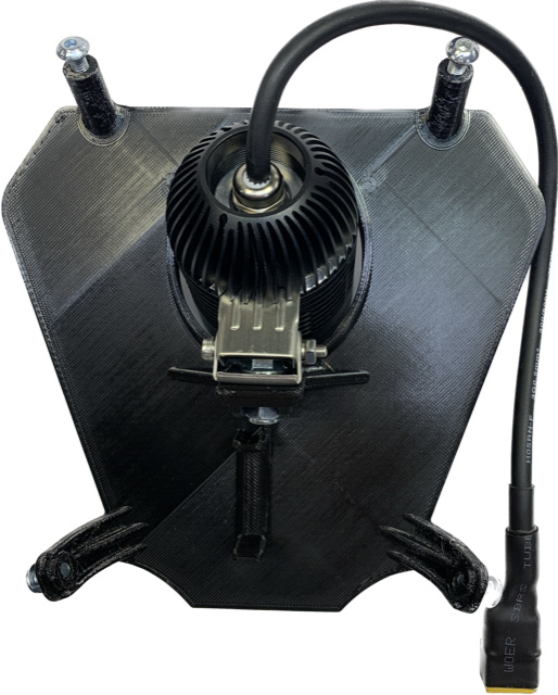 Lampfäste kallvit KTM 2020-2023, 36w med 1st NIZLED R40DRL