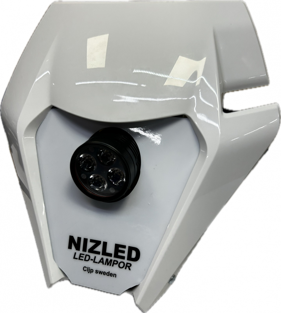 Singelkåpa 40w med 7ah batteri till KTM/Husqvarna/GASGAS 85cc, NIZLED R40DRL