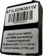 Li-ion batteri 12,6 (11,1) volt 3,5Ah med BMS, (batteri till E30D/E60D lampan)
