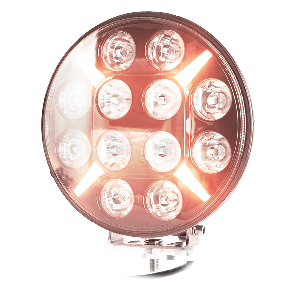 NIZLED R120DRL, 9 tum / 22 cm extraljus med DRL, 120W