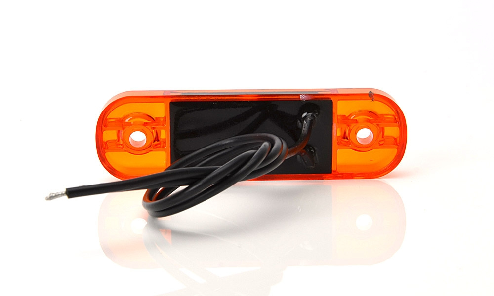 Strands Sidomarkering Slim Orange 3 LED,9-36V IP68. E-Märkt.