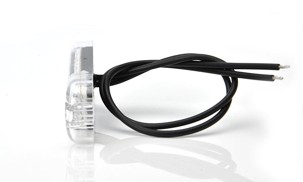 Strands Positionsljus Vit Slim 3 LED,9-36V IP68. E-Märkt.