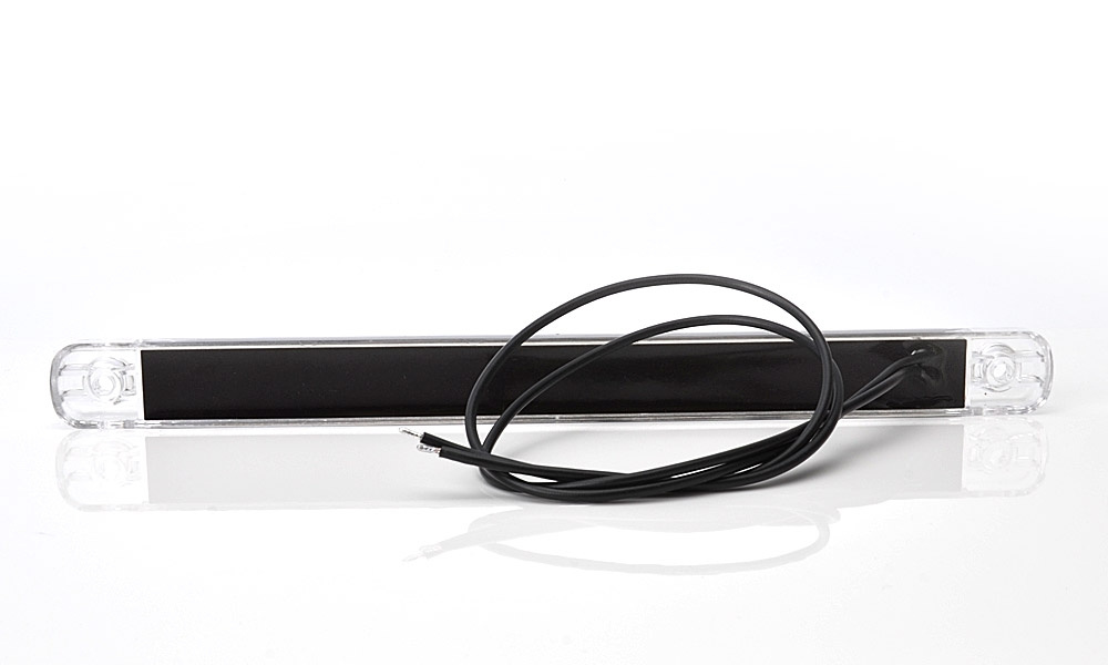 Strands Positionsljus Vit Slim 9 LED,9-36V IP68. E-Märkt.