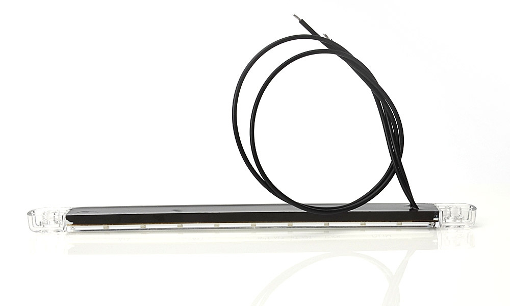 Strands Positionsljus Vit Slim 9 LED,9-36V IP68. E-Märkt.