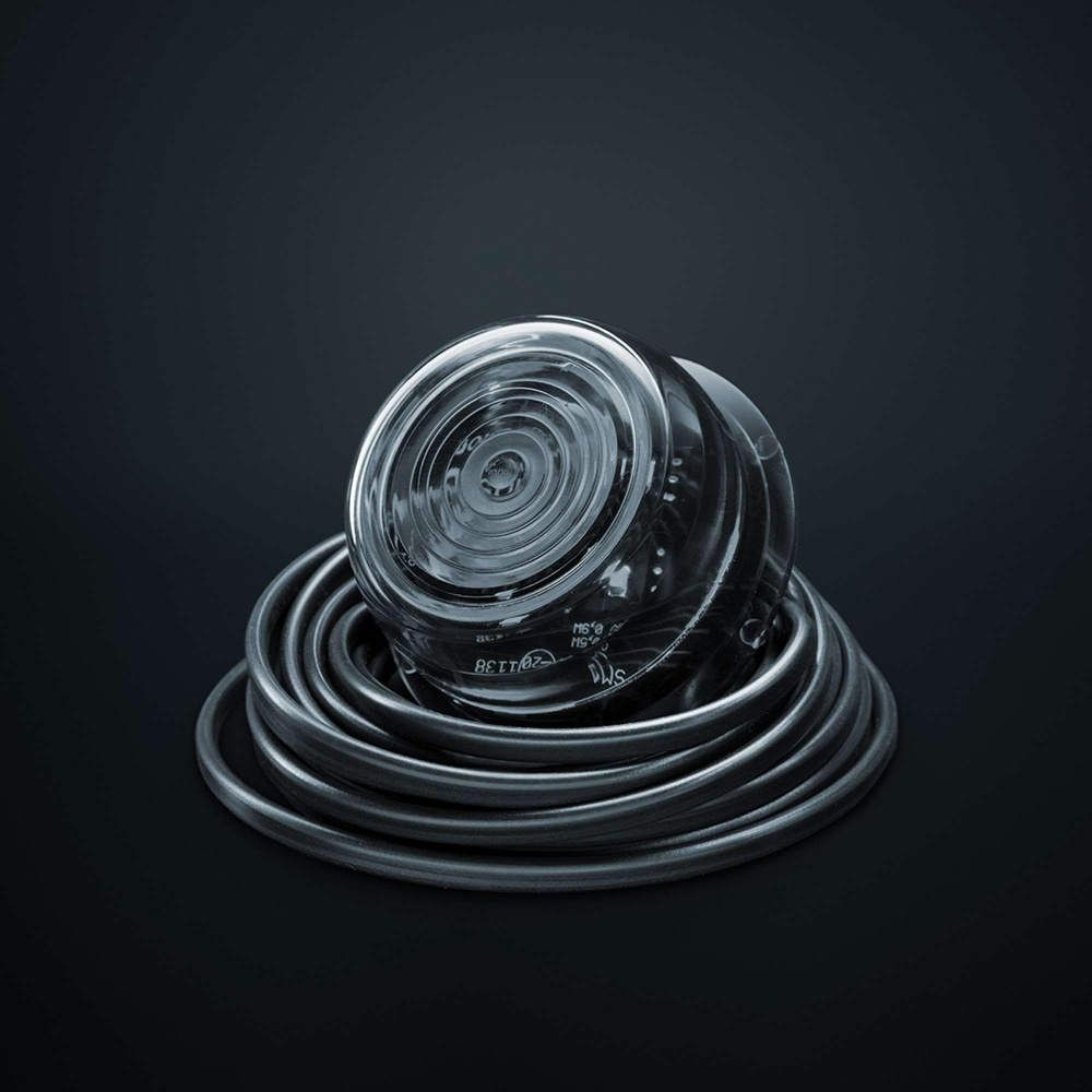 Strands Viking Positionsljus 6 LED, Röd