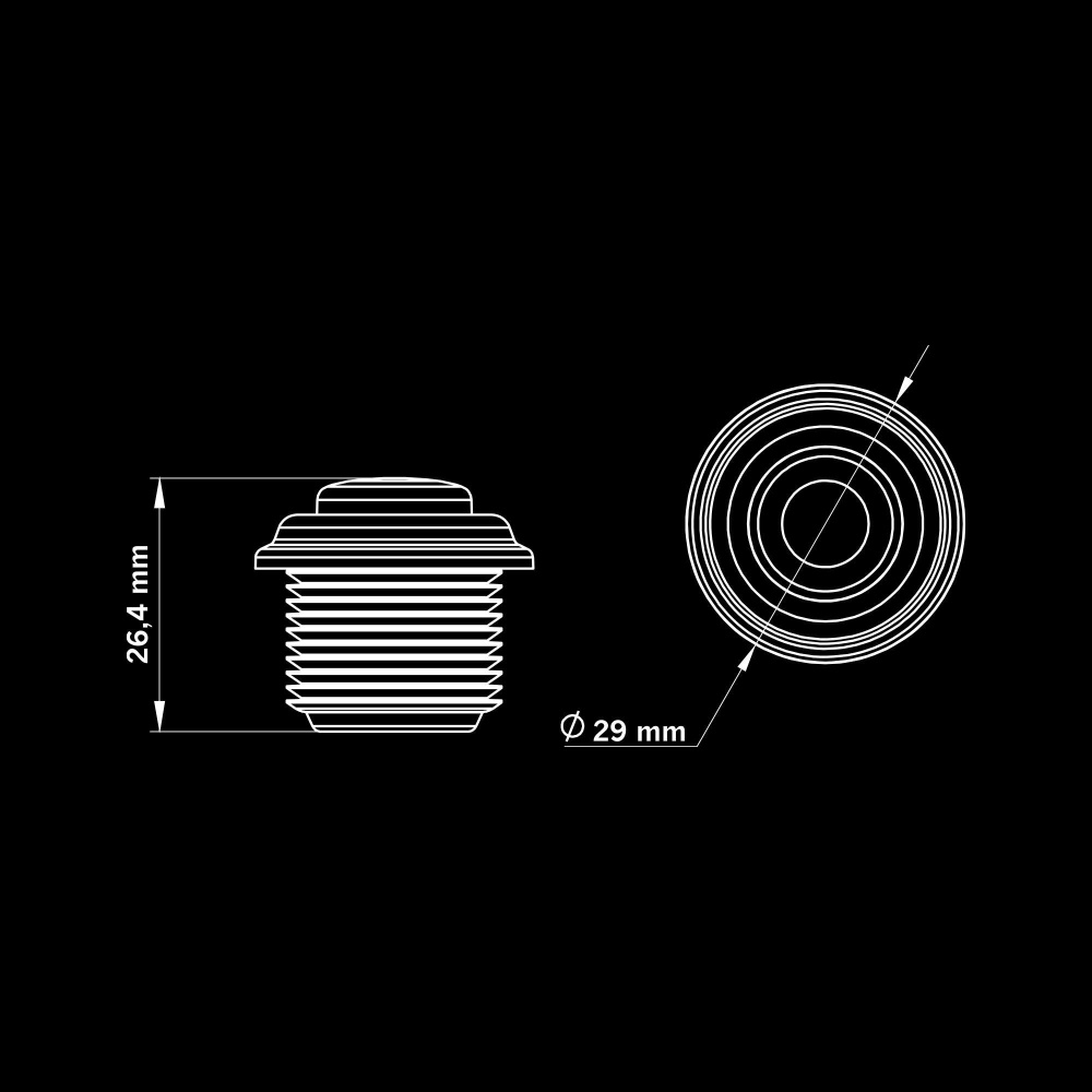 Strands Freedom Black Raven Positionsljus Orange