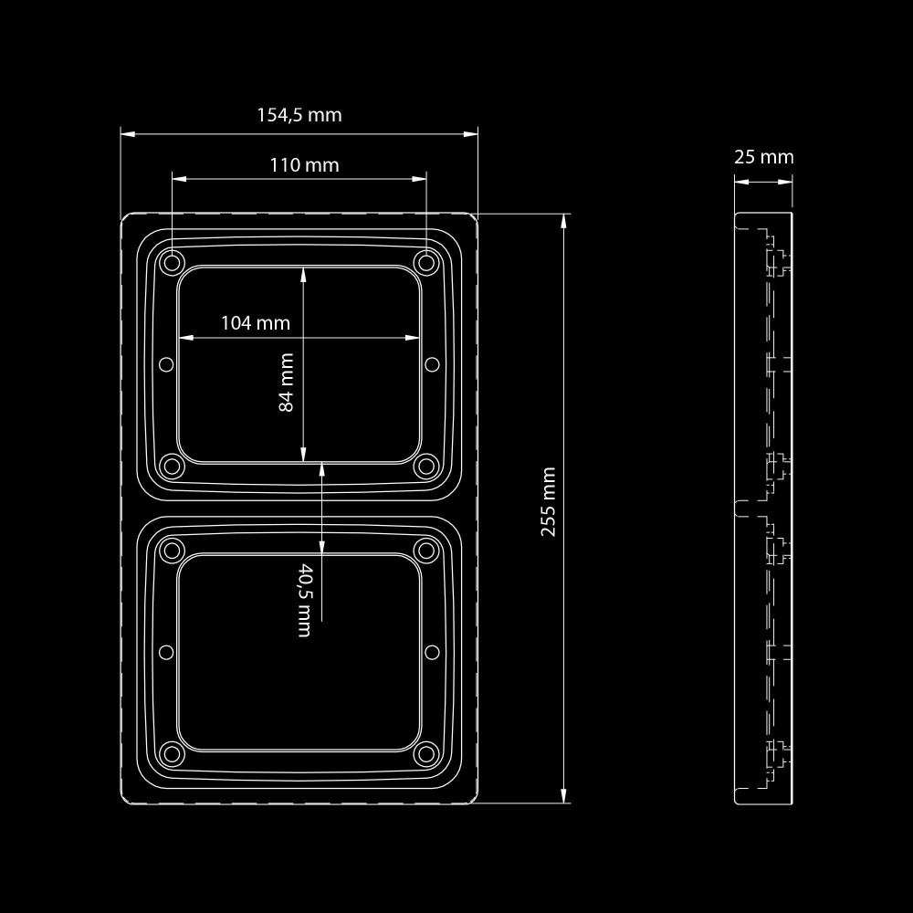 Strands Ize LED Frame Double