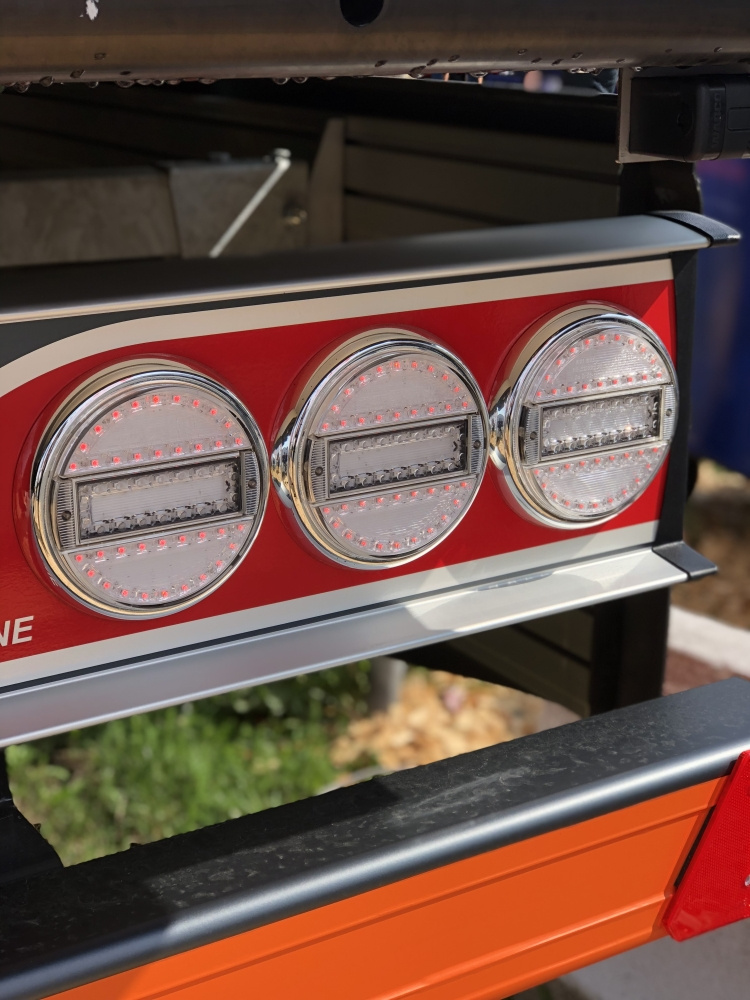 Strands Rund LED 3 Kammare 12-24V,142Mm Diameter Klar Lins