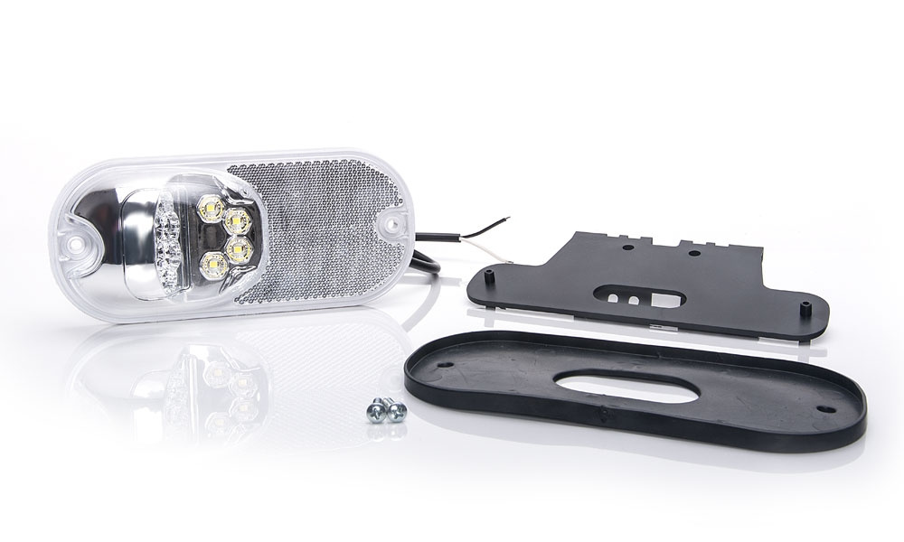 Strands Positionsljus Vit 12-24V DC