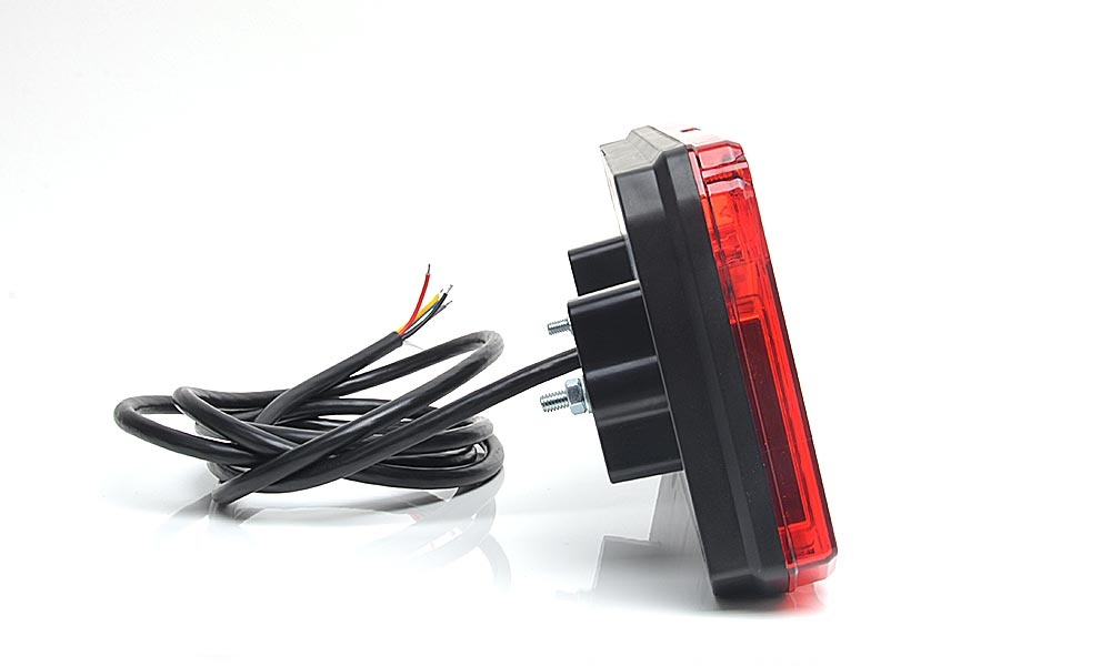 Strands Baklampa 5 Kammare LED Vänster,12-24V DC Bak, Broms, Back, Dim, Blink