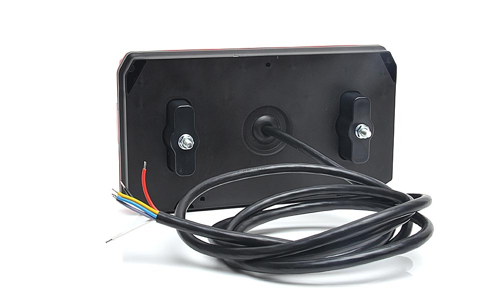 Strands Baklampa 5 Kammare LED Höger,12-24V DC Bak, Broms, Back, Dim, Blink