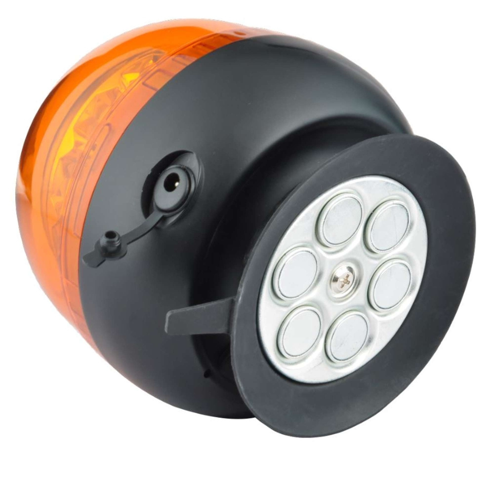 Strands Portabel Roterande Varningsljus LED Uppladdningsbar