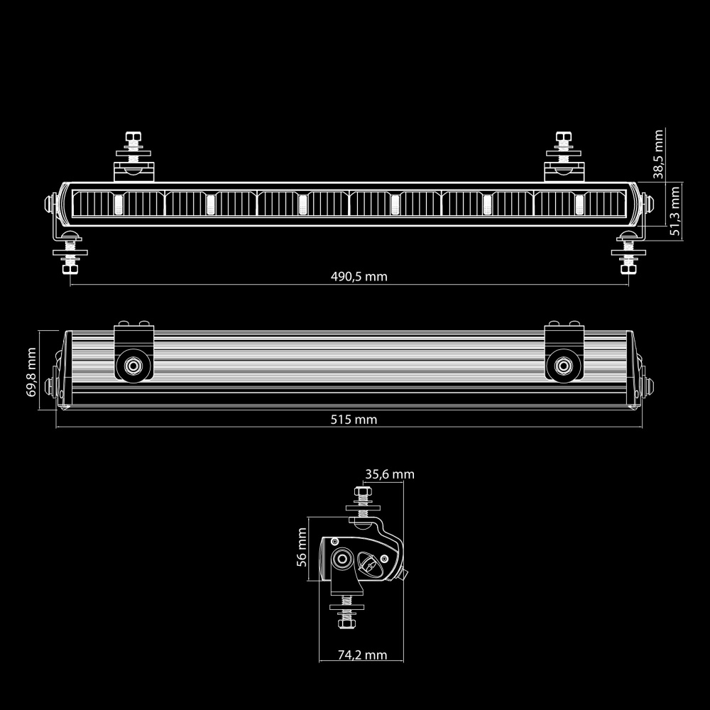 Strands Dark Knight NUUK LEDramp 20