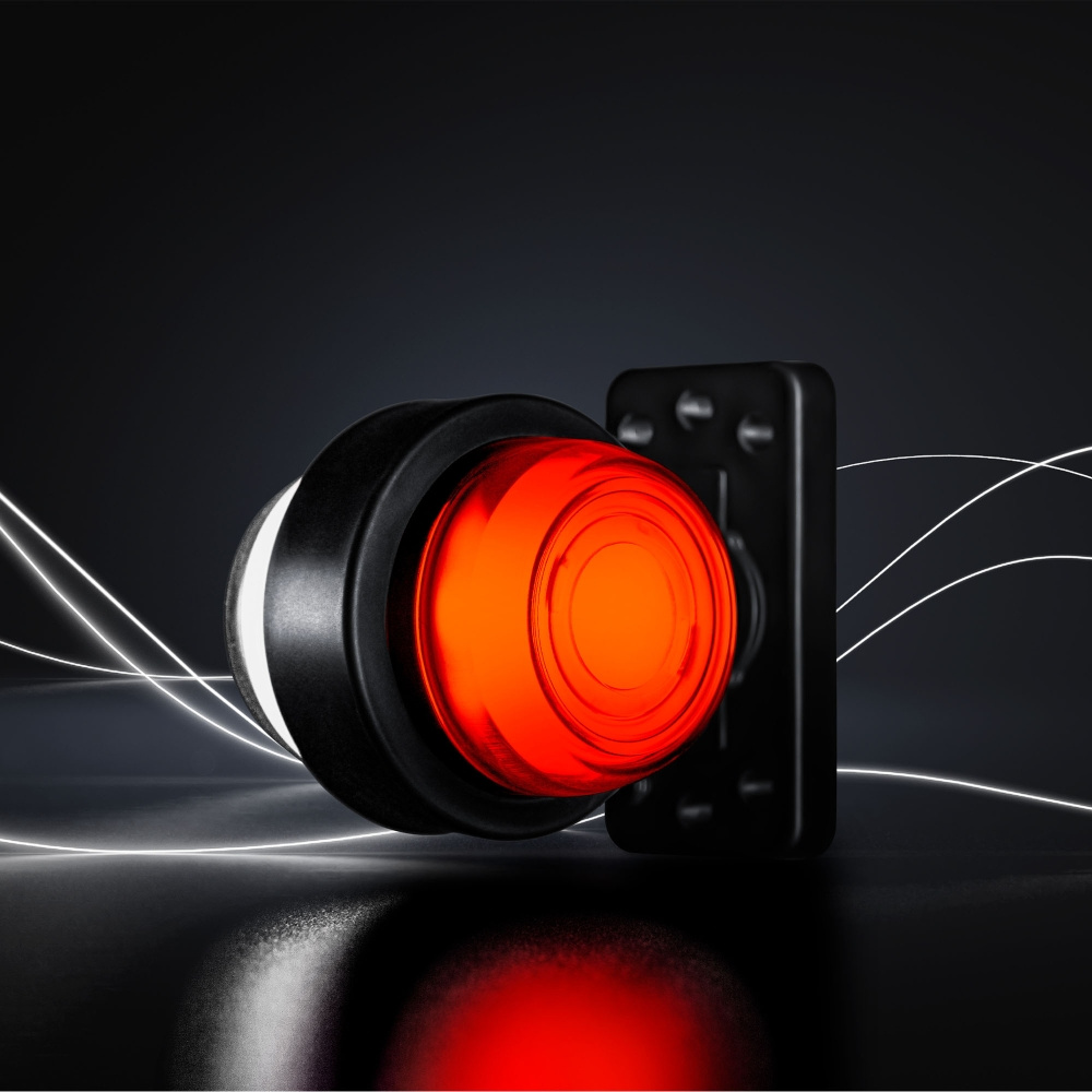 Strands Viking Super Dark Positionsljus Röd