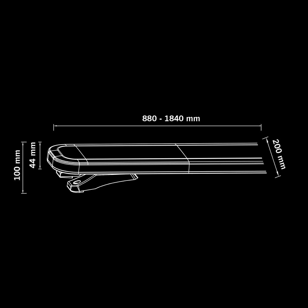Strands Big Energy XL Varningljusramp 1800Mm