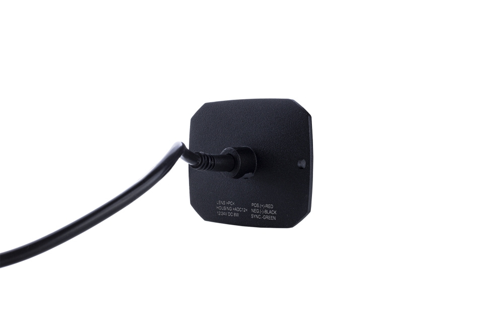 Strands Duo Riktat Blixtljus Orange/Vit 4 LED