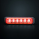 Strands Dark Knight Riktat Blixtljus Red 6 LED Strands Dark Knight Riktat Blixtljus Red 6 LED