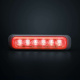 Strands Dark Knight Riktat Blixtljus Red 6 LED Strands Dark Knight Riktat Blixtljus Red 6 LED