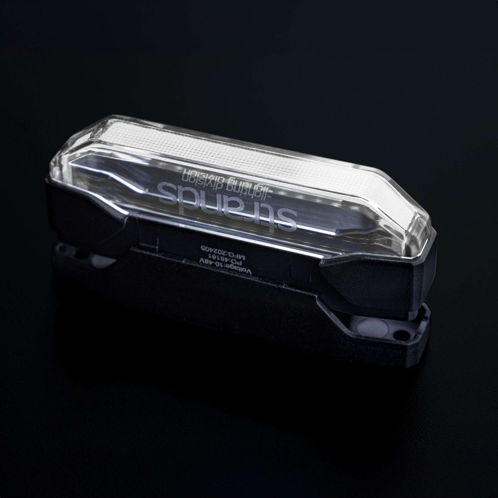 Strands Firefly See ME Double Burner, Orange/Vitt Positionsljus