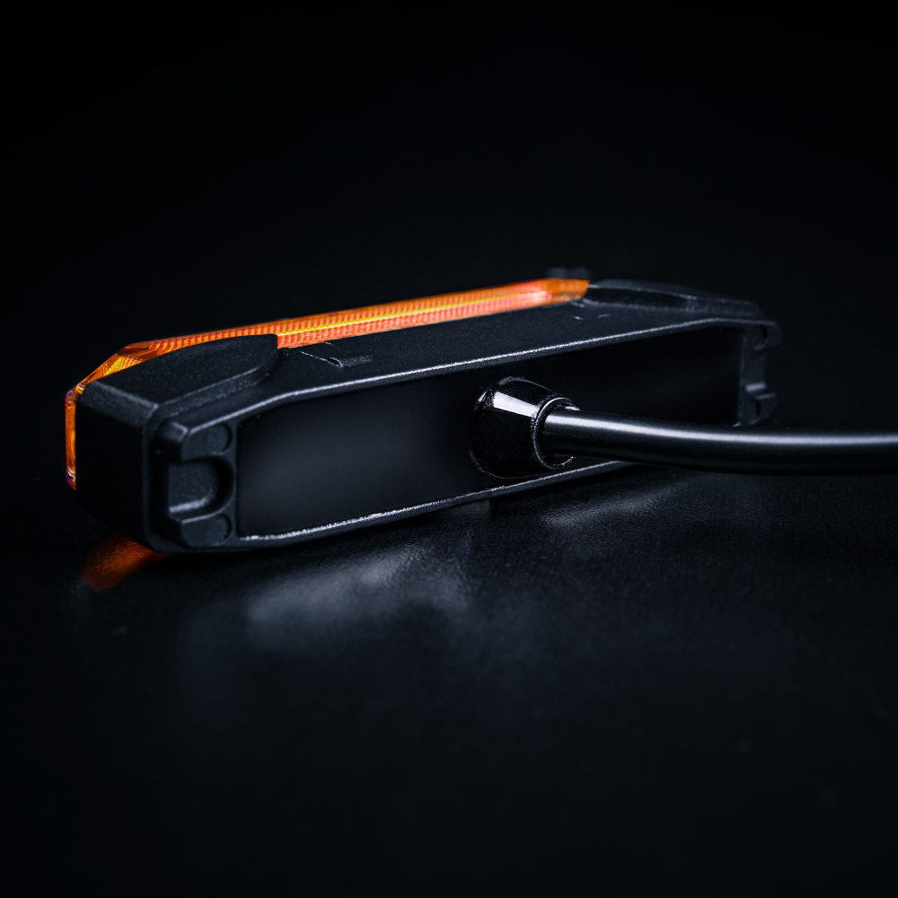 Strands Firefly See ME Double Burner, Orange/Vitt Positionsljus