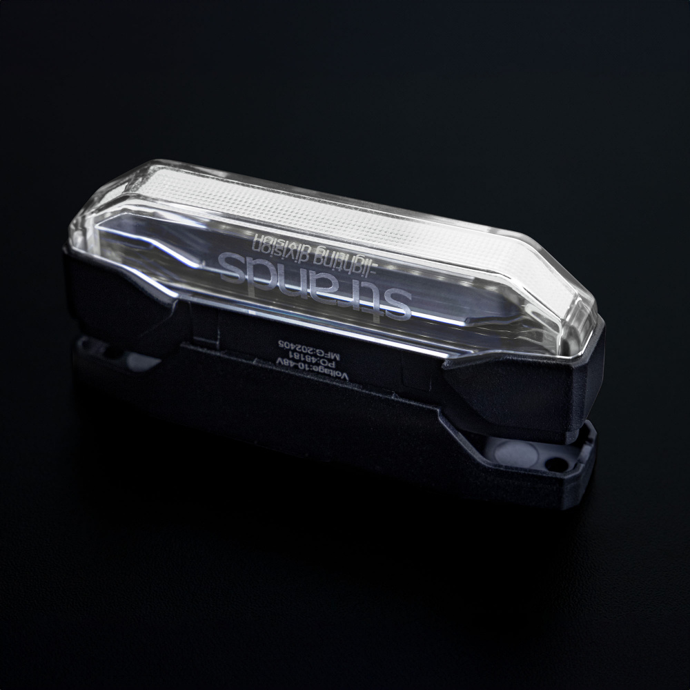 Strands Firefly See ME Double Burner, Orange/Vitt Positionsljus