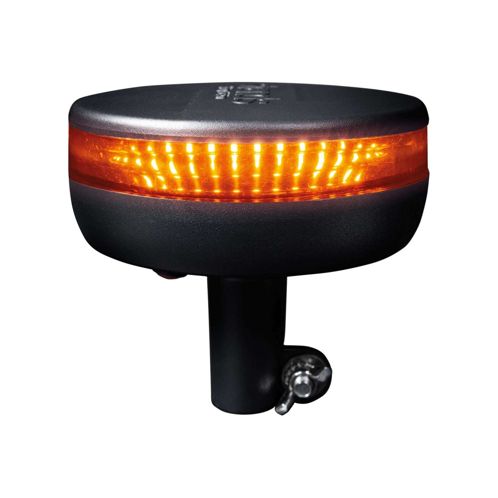 Strands Cruise Light Roterande Varningsljus LED Stångmontage/Orange Lins