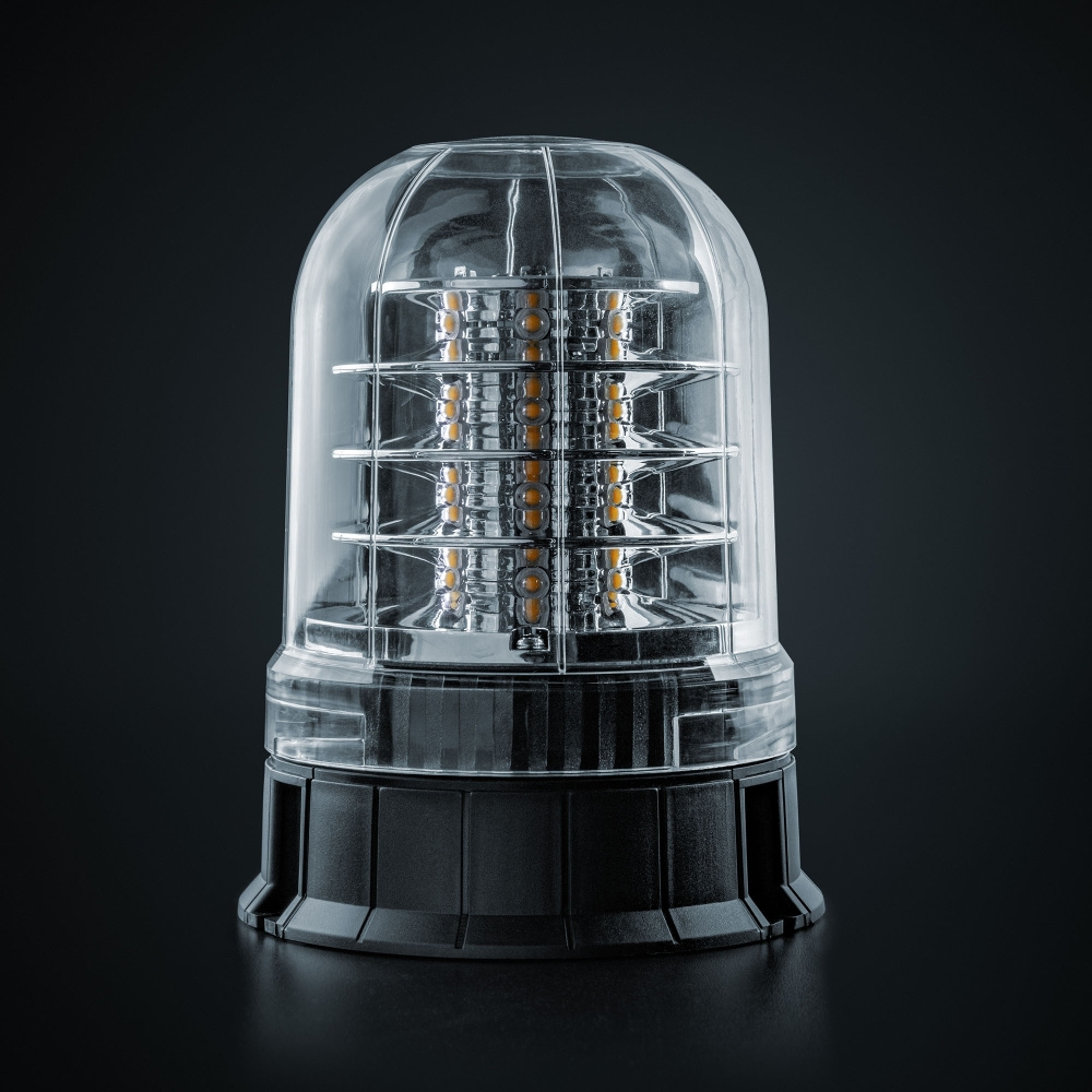 Strands Big Energy XL Roterande Varningsljus Klar Lins