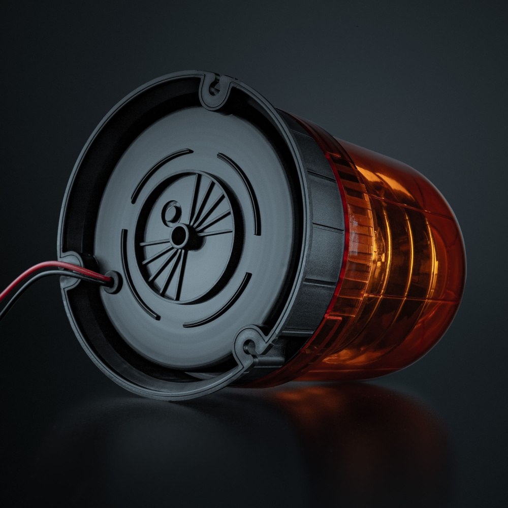 Strands Big Energy XL Roterande Varningsljus Orange Lins