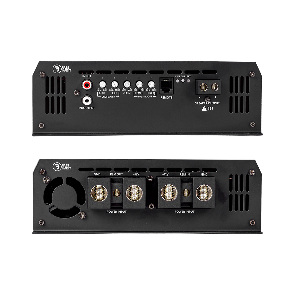 Bass Habit SPL ELITE 8000.1D1, extremt strömstarkt monoblock