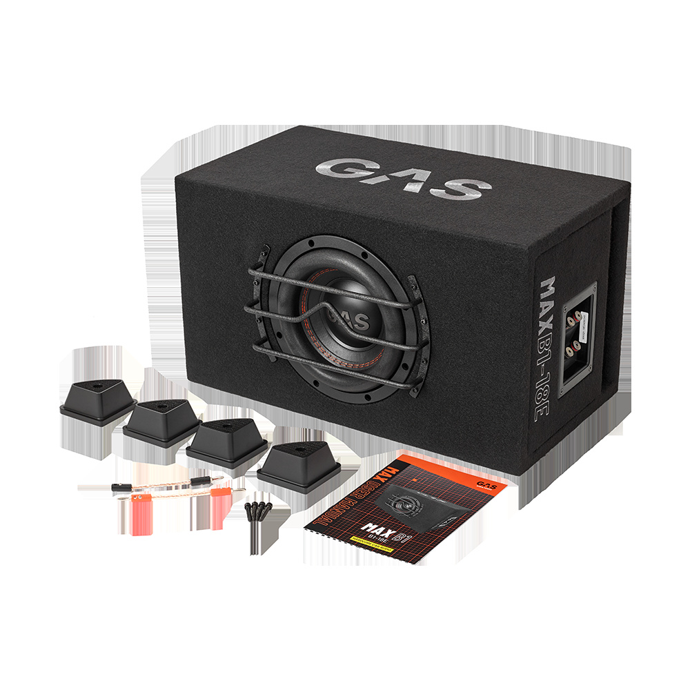 GAS MAX B1-18E, riktigt tung 1x8 tum baslåda