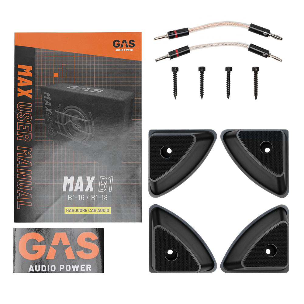 GAS MAX B1-18, grym 1x8 tum baslåda