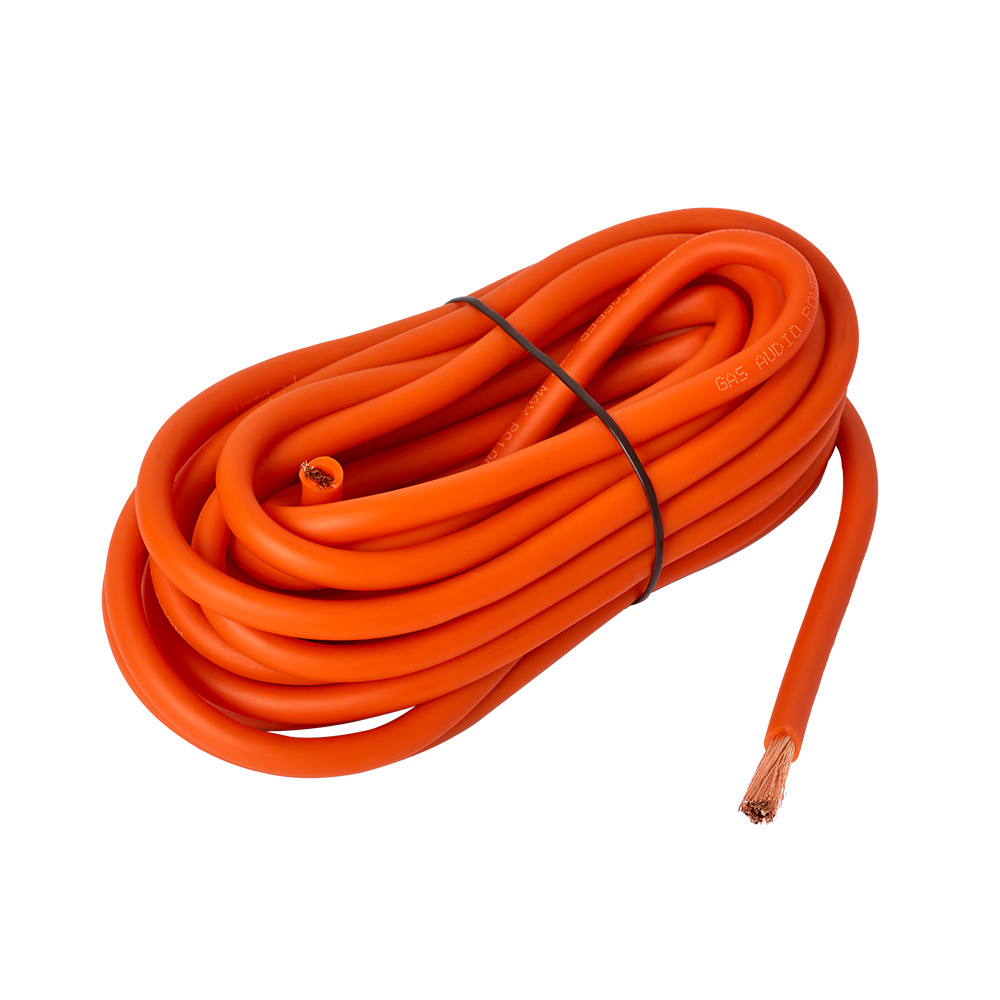 GAS MAX orange 10mm² OFC-strömkabel, 6 meter