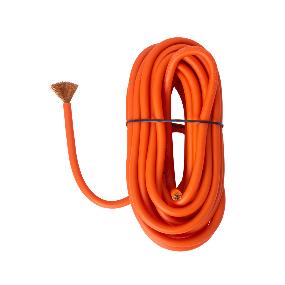 GAS MAX orange 10mm² OFC-strömkabel, 6 meter