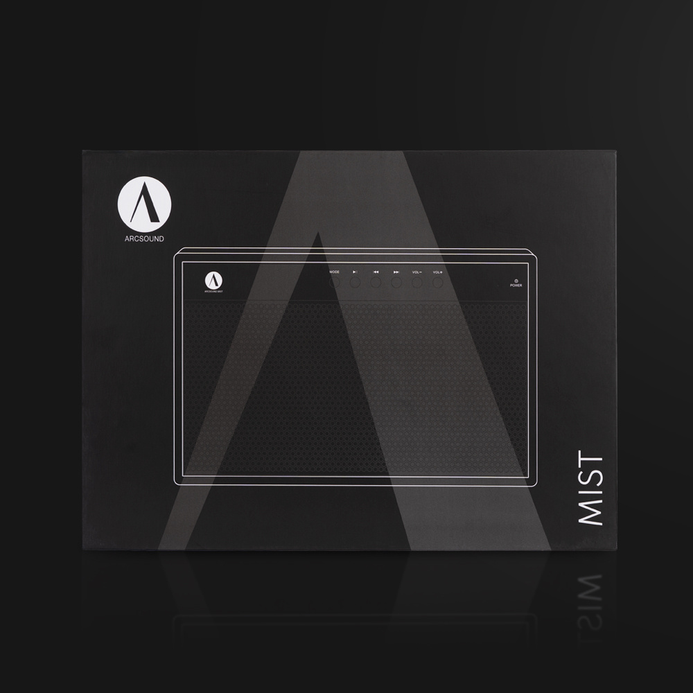 Arcsound Mist, bärbar Bluetooth-högtalare i svart