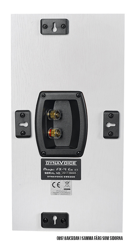 Dynavoice Magic FX-4 EX v3 Vägghögtalare Vit ek, par