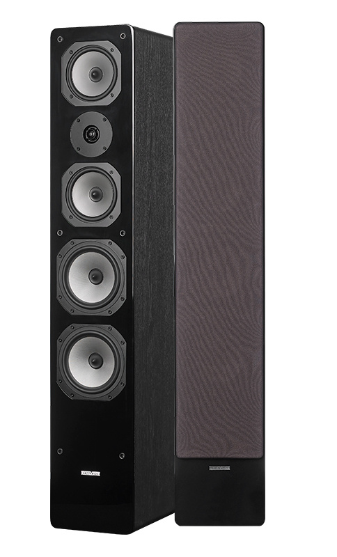 Dynavoice Challenger M-65 EX v4 golvhögtalare, Svart par