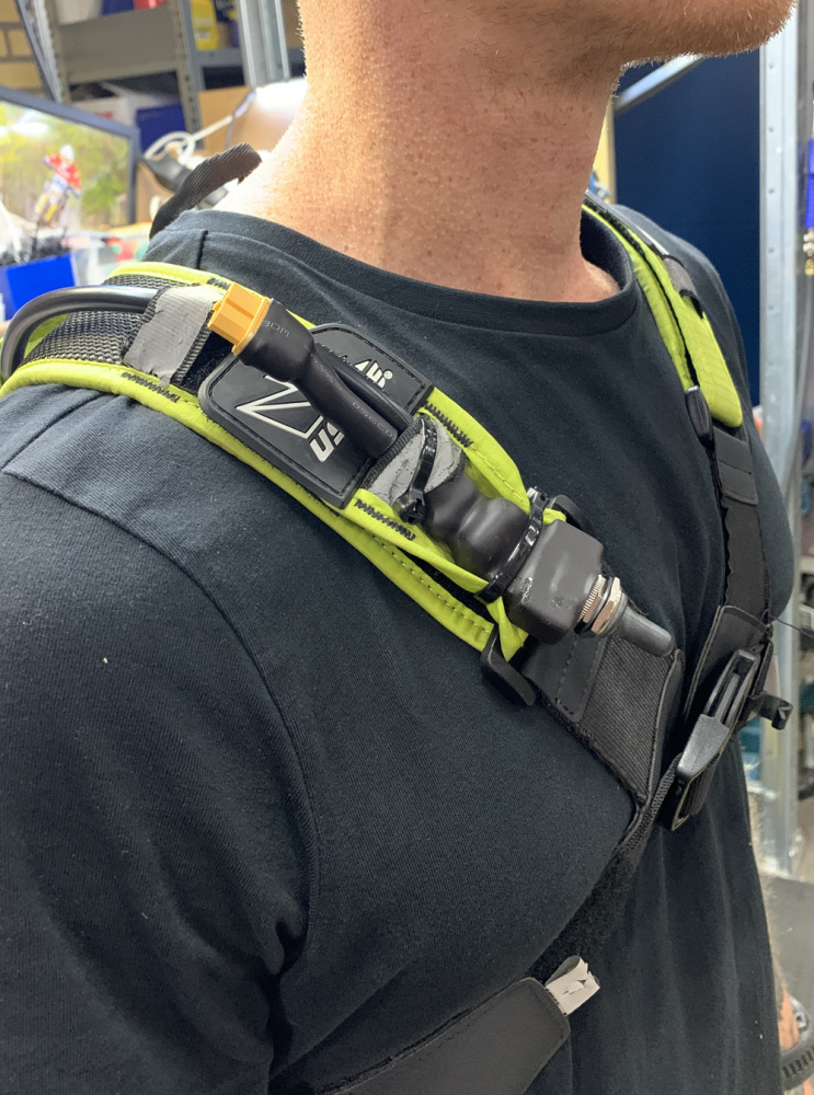 Nizled värsting hjälmkit val 16,8v batt/ mc drift med 2 lampor