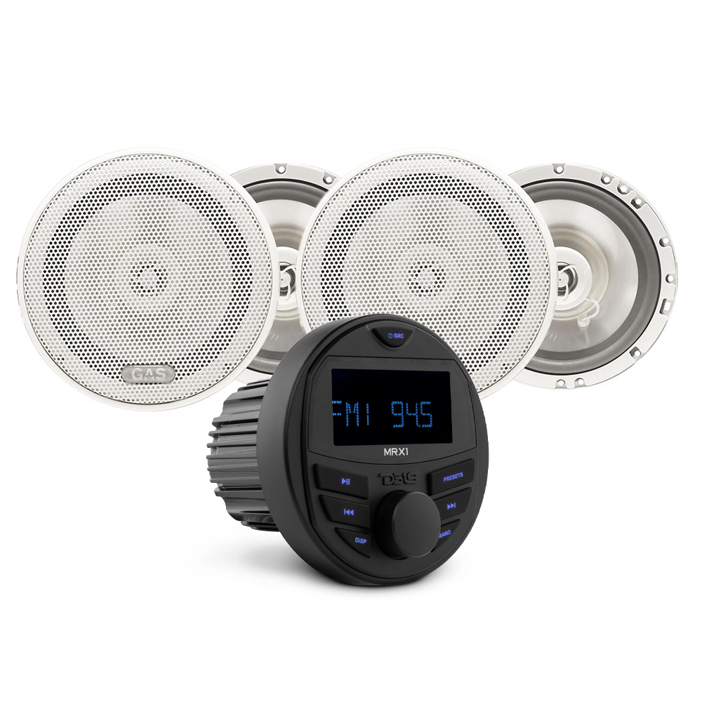 DS18 MRX1 och 2 par GAS MS62, marinpaket