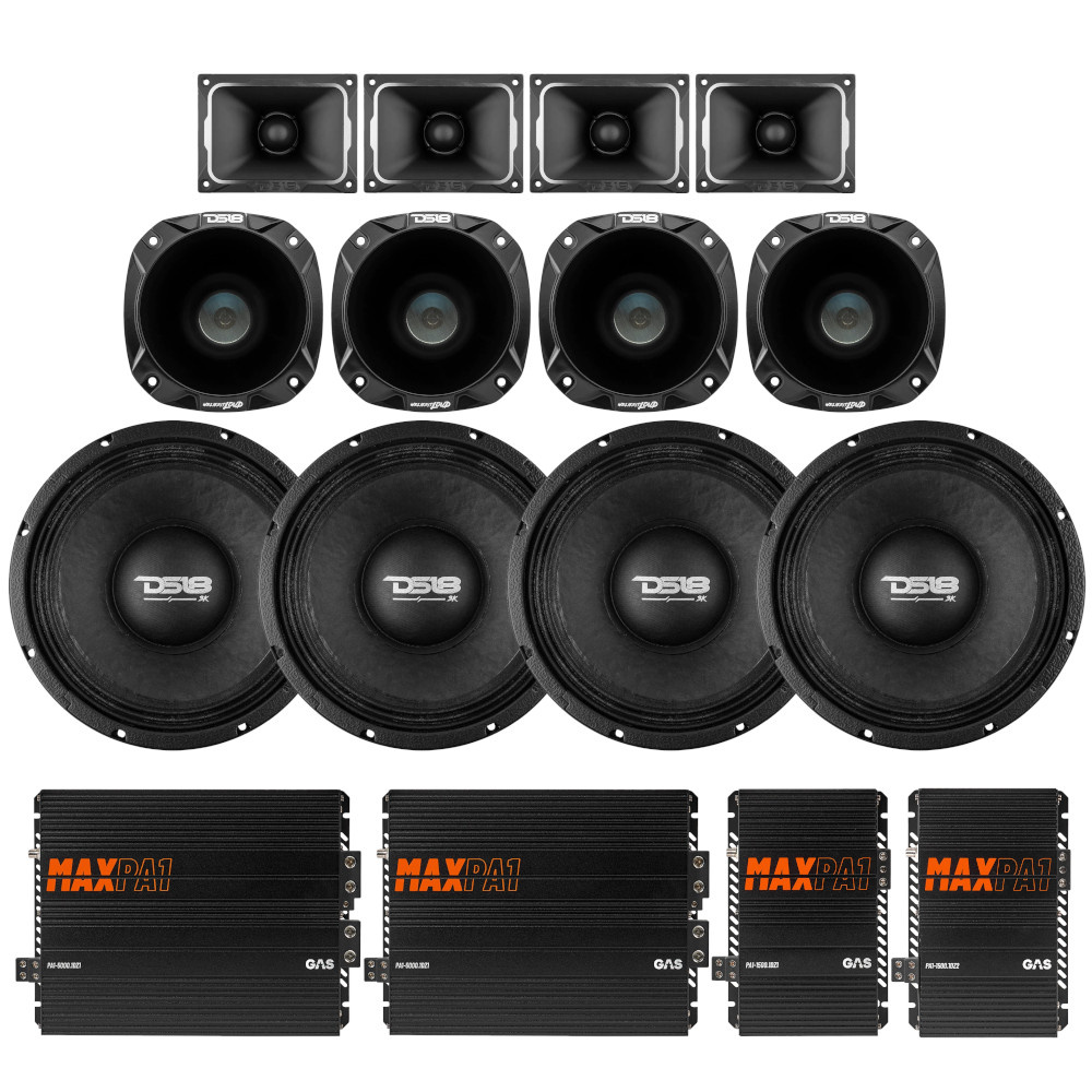 DS18 Pancadão-paket med steg, X-Large