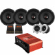 4-pack DS18 PRO-X8.4M och PRO-TW120, SPL-paket med steg 4-pack DS18 PRO-X8.4M och PRO-TW120, SPL-paket med steg