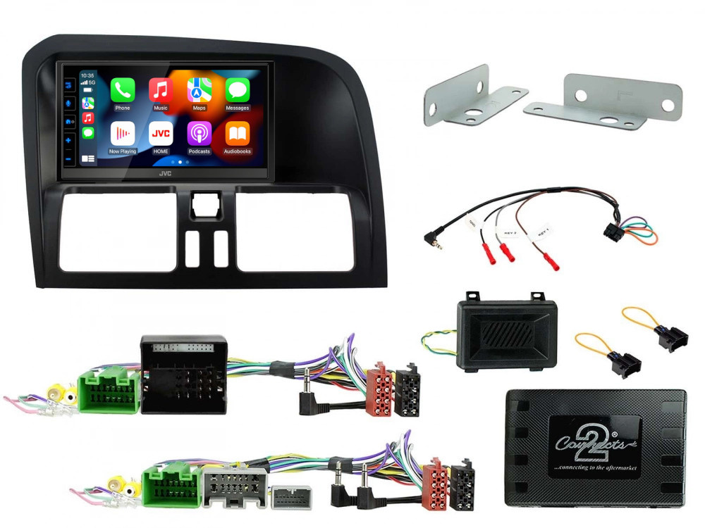 Installationspaket Volvo XC60 2008-2017 & JVC KW-M785DBW, High Performance