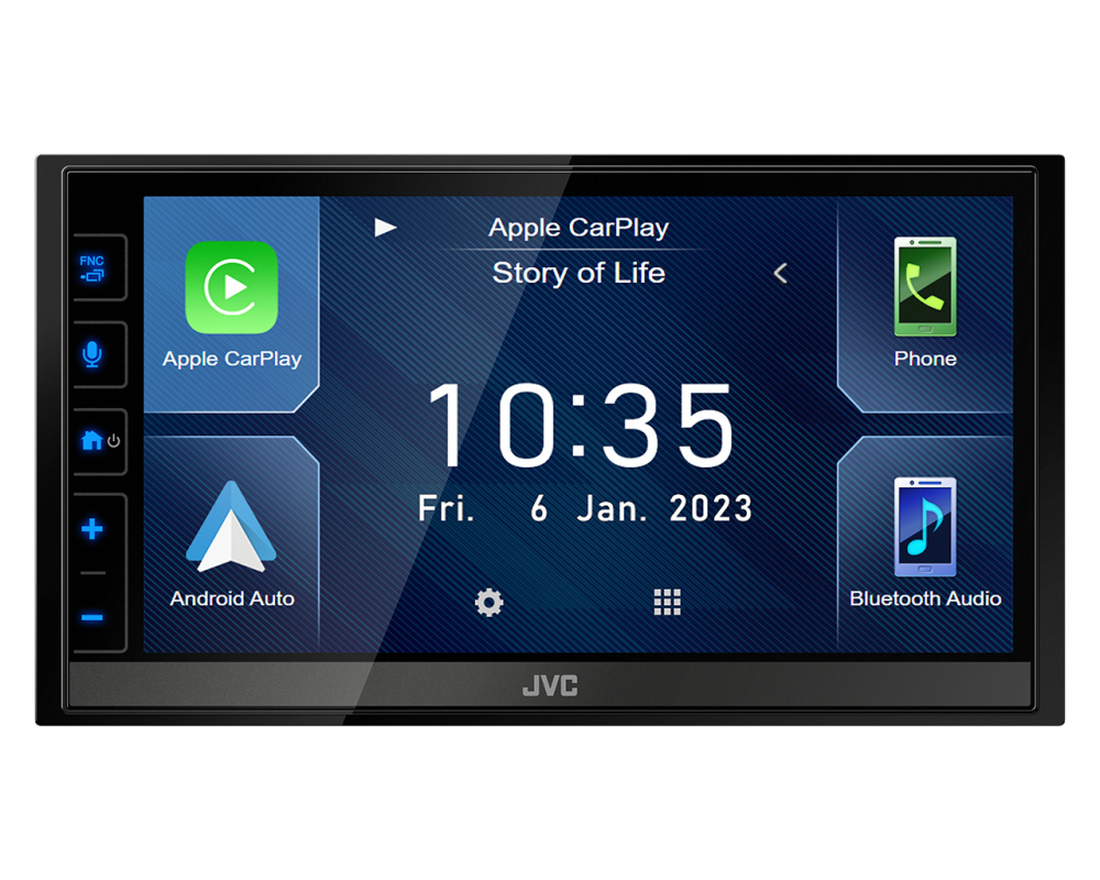 Installationskit Volkswagen 2-DIN & JVC KW-M785DBW